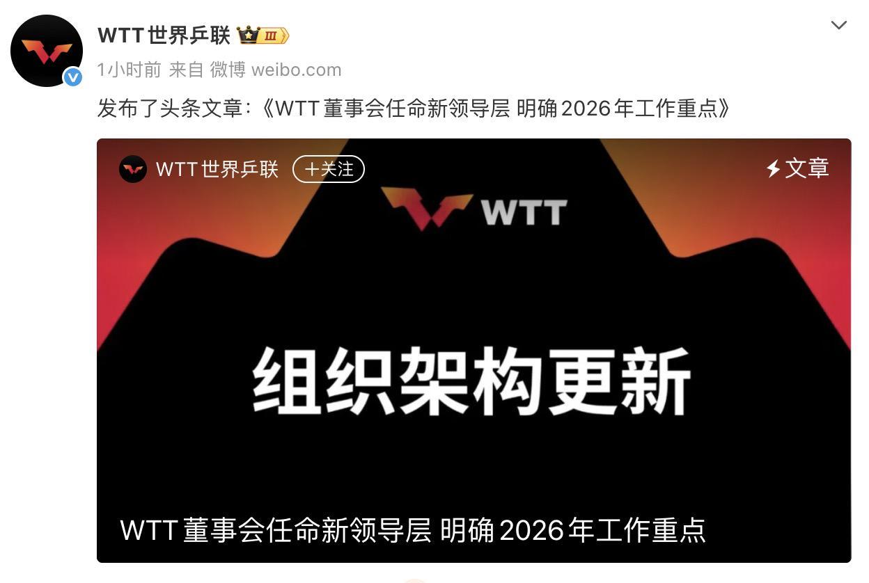 开云体育官方网-刘国梁卸任WTT董事会主席, 国际乒联主席佩特拉·索林接任